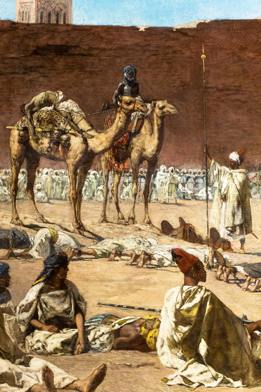 Jean - Joseph Benjamin, Constant, Gli ultimi ribelli, una scena della storia marocchina, Musée d'Orsay, Parigi, dettaglio 3